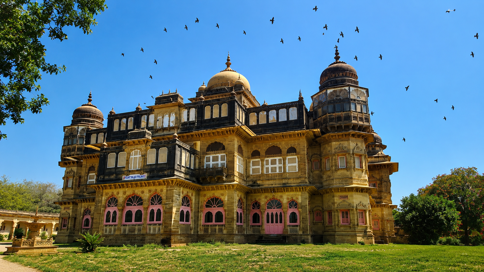 Vijay Vilas Palace in Mandvi, Kutch