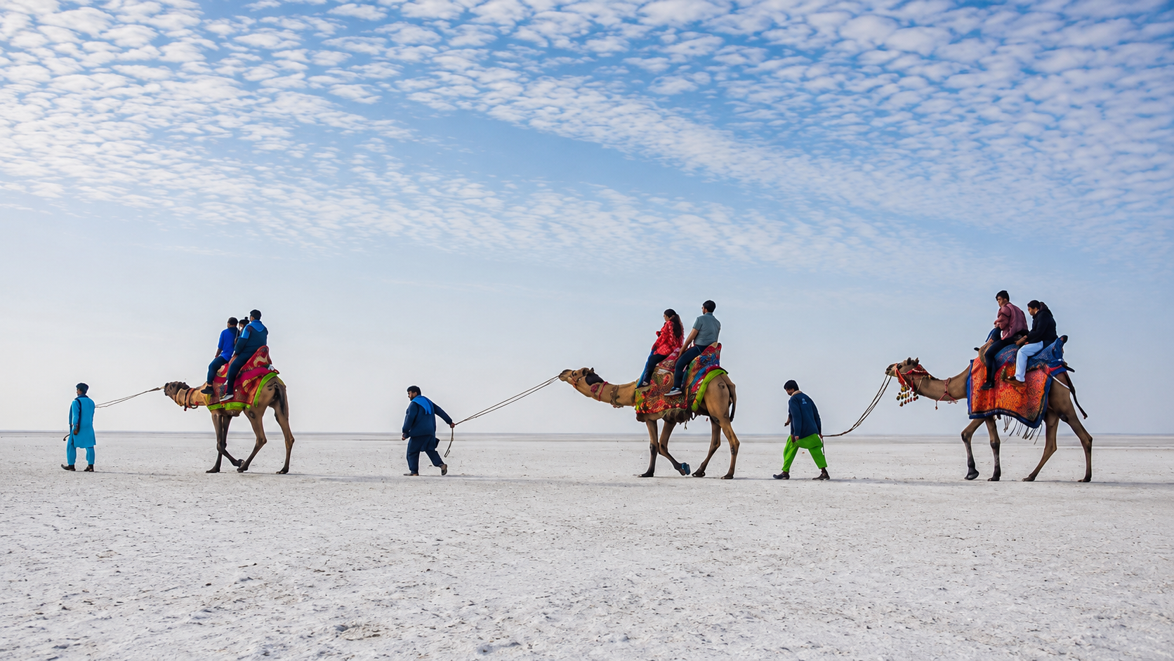 White Desert during Rann Utsav in Kutch, Gujarat